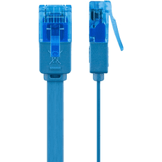 Goobay U/UTP CAT6a Lapos patch kábel 5m - Kék (96339)