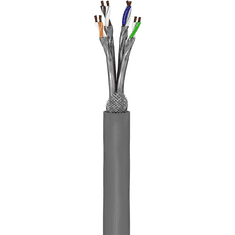 Goobay S/FTP CAT6a Installációs kábel 50m - Szürke (96093)