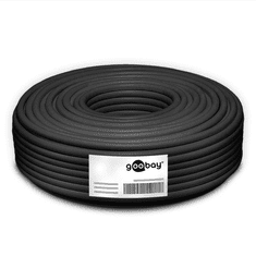 Goobay S/FTP CAT7 Kültéri installációs kábel 100m - Fekete (52768)