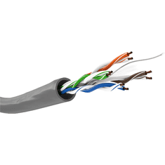 Goobay U/UTP CAT6 Installációs kábel 100m - Szürke (93293)