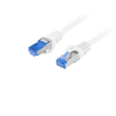 Lanberg S/FTP CAT6a Patch kábel 15m Fehér (PCF6A-10CC-1500-W)