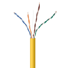 CABLEXPERT U/UTP CAT5e Installációs kábel 305m - Sárga (UPC-5004E-SOL-Y)