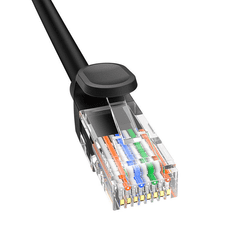 BASEUS UTP CAT5e Patch kábel 1m - Fekete (B00133206111-01)