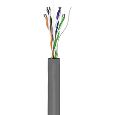 Goobay U/UTP CAT6 Installációs kábel 305m - Szürke (95695)