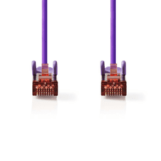 Nedis S/FTP CAT6 Patch kábel 2m - Lila (CCGP85221VT20)