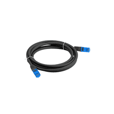 Lanberg S/FTP CAT6a Patch kábel 3m - Fekete (PCF6A-10CC-0300-BK)