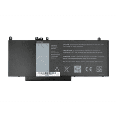 mitsu E5550 Dell Latitude Notebook akkumulátor 38 Wh (BC/DE-E5550)