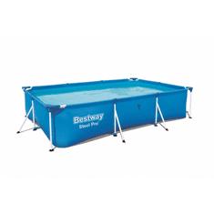 Bestway Steel Pro 56404 kerti medence Fémvázas medence Négyszögletes 3300 L Kék (56404)