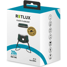 Retlux RPL 600 Kemping lámpa + Power Bank - Fekete (RPL 600)