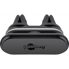 Goobay 45651 Mágneses Mobiltelefon autós tartó - Fekete (45651)