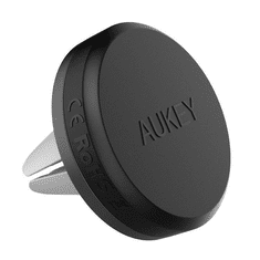 Aukey HD-C5 Mágneses mobiltelefon autós tartó szellőző rácshoz - Fekete (HD-C5)