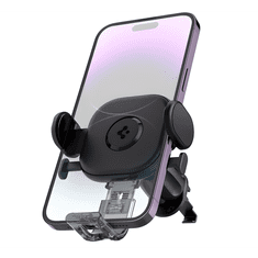 Spigen OneTap AirVent UTS12 Mobiltelefon autós tartó - Fekete (ACP05507)