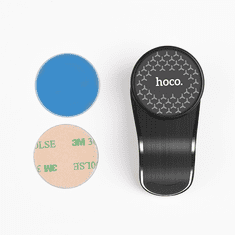 Hoco CA59 Univerzális szellőzőrácsba illeszthető mágneses PDA/GSM autós tartó - Fekete (HOC0107)