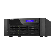 QNAP TS-h1290FX NAS Tower Ethernet/LAN csatlakozás Fekete 7232P (TS-h1290FX-7232P-64G)