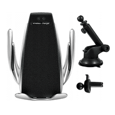 Fusion Air Vent 4,7 - 6,5" Mobiltelefon autós tartó/töltő - Fekete (FUS0016)