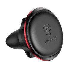 BASEUS Mágneses Mobiltelefon autós tartó - Fekete/Piros (C40141201913-00)