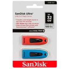 SanDisk Ultra 32GB USB 3.0 Piros és kék Pendrive SANDISKSDCZ48-032G-G462