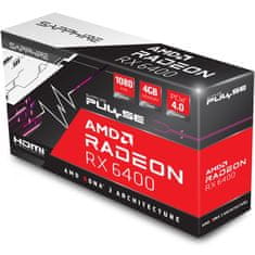 Sapphire Radeon RX 6400 PULSE 11315-01-20G 4GB GDDR6 Videokártya