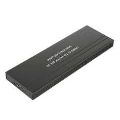 Maclean MCE582 M.2 USB 3.0 Külső SSD ház - Fekete (MCE582)