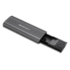 Qoltec 52271 M.2 USB-C Külső SSD ház - Szürke (52271)