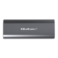 Qoltec 52271 M.2 USB-C Külső SSD ház - Szürke (52271)