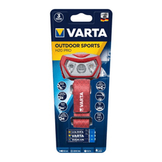 Varta Outdoor Sports H20 Pro Szürke, Vörös Fejpántos zseblámpa LED (17650101421)