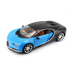 Maisto Bugatti Chiron Fekete/Kék autó fém modell (1:24) (10131514BU)