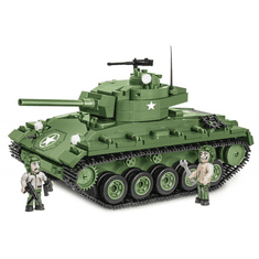 M24 Chaffee Amerikai tank műanyag modell (COBI-2543)