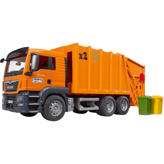 BRUDER MAN TGS Müll-LKW szemeteskocsi műanyag modell (1:16) (03760)