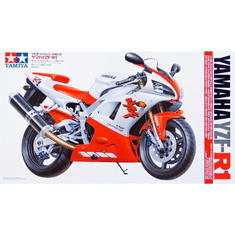 Tamiya 14073 Yamaha YZF-R1 sportmotor fém/műanyag modell (1:12) (14073)