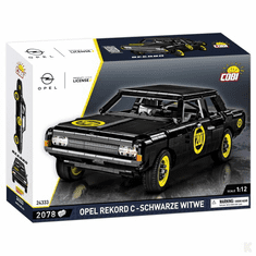 Cobi Opel Rekord C Schwarze Witwe autó műanyag modell (1:12) (24333)