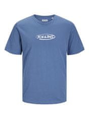 Jack&Jones Férfi szett - póló és rövidnadrág JACOLIVER Standard Fit 12257169 Coronet Blue (Méret L)