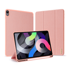 Dux Ducis Apple iPad Air (2020) / iPad Air (2022), mappa tok, Smart Case, Apple Pencil tartóval, Domo, rózsaszín (105440)