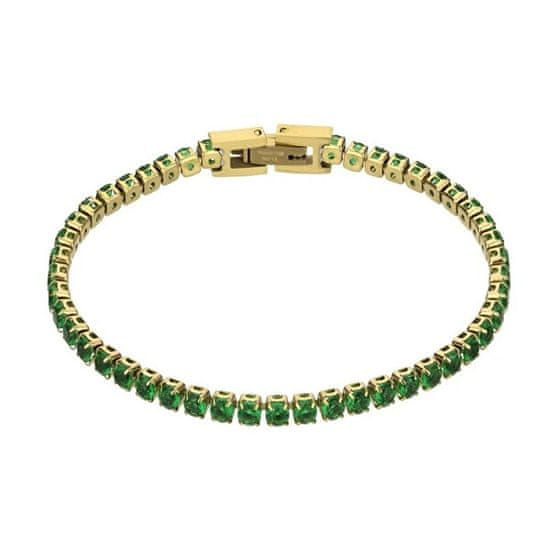 Marc Malone Aranyozott karkötő Tessa Green Bracelet MCB23055G