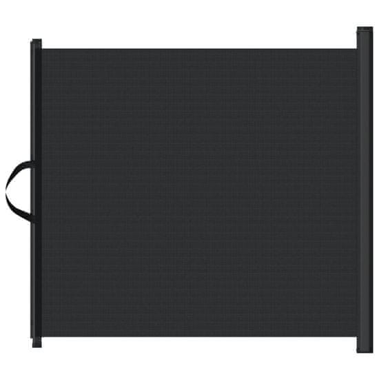 Vidaxl fekete behúzható kisállatkapu 82,5 x 125 cm 4004131