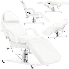 Enzo Forgatható spa hidraulikus kozmetikai szék fehér fekvőhely