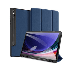Dux Ducis Samsung Galaxy Tab S9 FE (10.9) SM-X510 / X516B, mappa tok, Trifold, S Pen tartóval, Domo, sötétkék (RS149758)