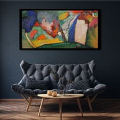 COLORAY.HU Vászonkép Vízesés absztrakció Kandinsky 140x70 cm