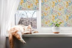COLORAY.HU Sötétítő roló ablakra Virágok Sötétítő redőny (gumi bevonattal) 150x180 cm