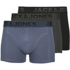 Jack&Jones 3 PACK - férfi boxeralsó JACSHADE 12250607 Black (Méret XXL)