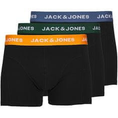 Jack&Jones 3 PACK - férfi boxeralsó JACGAB 12250203 Dark Green (Méret XXL)