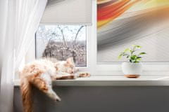 COLORAY.HU Sötétítő roló ablakra Narancshullámok Redőny fényerő 60x140 cm