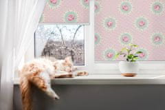 COLORAY.HU Sötétítő roló ablakra Rózsa Sötétítő redőny (gumi bevonattal) 90x180 cm