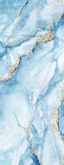 COLORAY.HU Ablak árnyékoló Kék márvány Redőny fényerő 70x180 cm