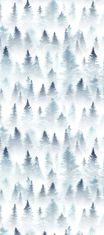 COLORAY.HU Ablak árnyékoló Erdő a ködben Sötétítő redőny (gumi bevonattal) 80x180 cm