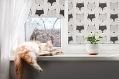 COLORAY.HU Sötétítő roló ablakra Rajzolt rókafejek Redőny fényerő 70x140 cm