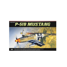 Academy P-51B Mustang vadászrepülőgép műanyag modell (1:72) (MA-12464)
