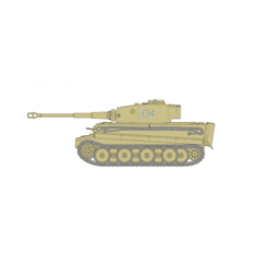 Airfix Small Tiger harckocsi műanyag modell (1:72) (55004)