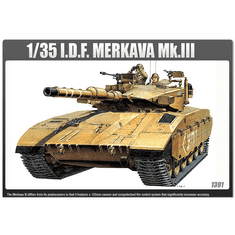Academy I.D.F. Merkava Mk.III harckocsi műanyag modell (1:35) (MA-13267)