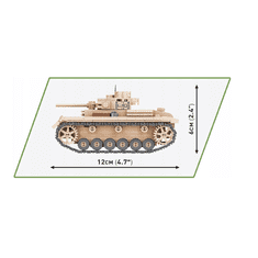 Cobi Panzer III Ausf. J tank műanyag modell (1:48) (2712)
